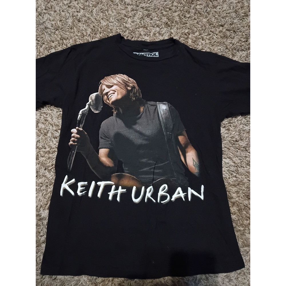 Keith Urban Escape Together 2009 World Tour Graphic T-Shirt Black Small Control